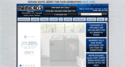 Desktop Screenshot of mainierosappliancesandtv.com